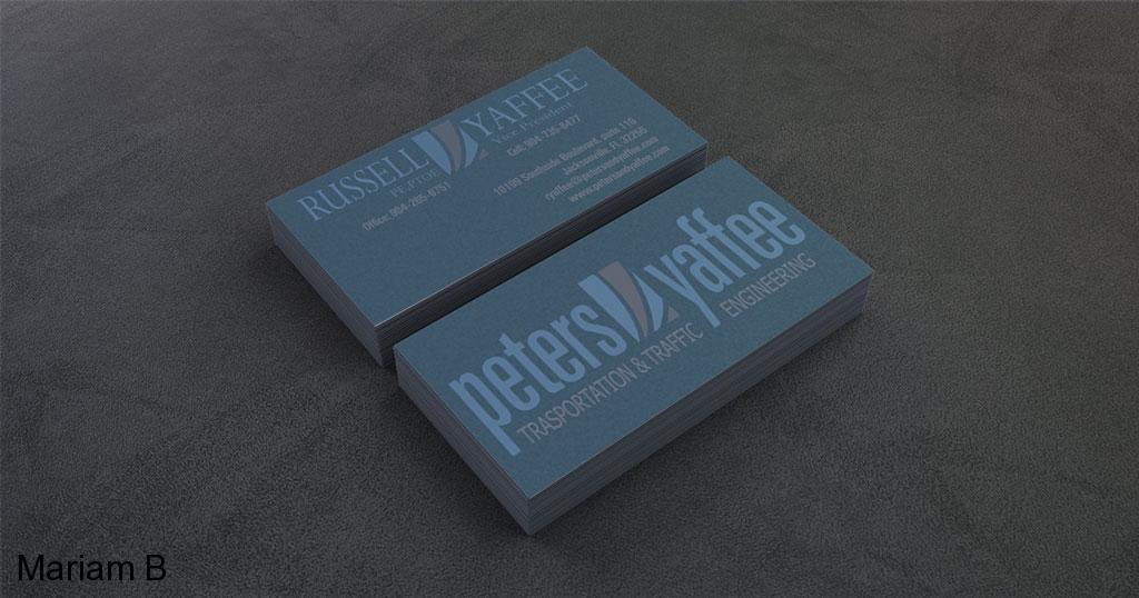 Branding Design Portfolio 6 Mariam Cheaitou Bazzi Branding Design Portfolio Professional business card branding mockup for a transportation and engineering company, showcasing print and identity design in Windsor, Ontario.