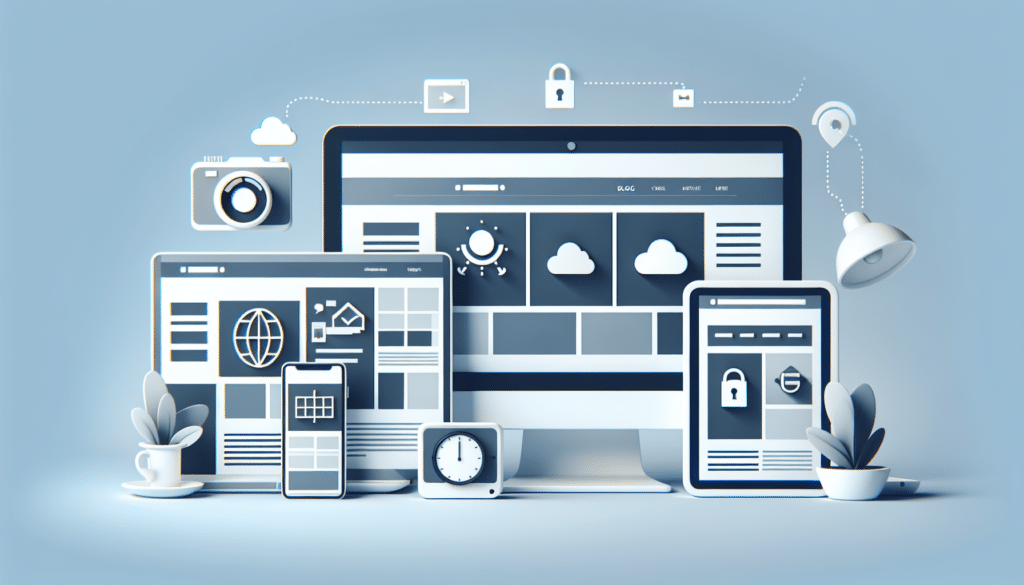 Website design on multiple platforms.