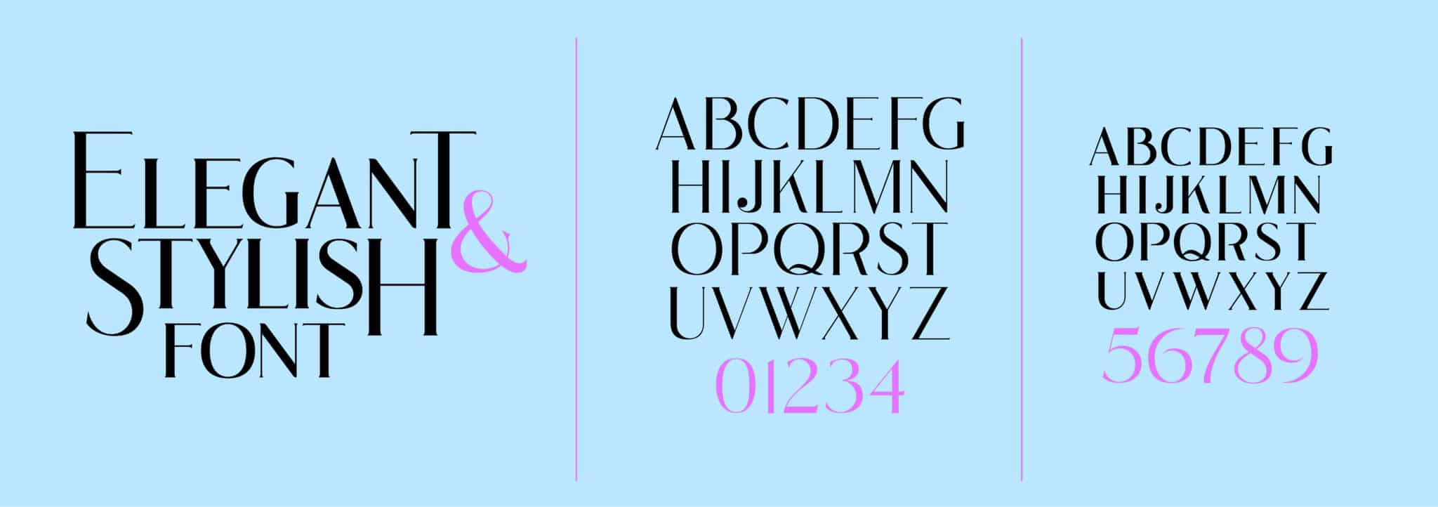 The Best Fonts for Designers 7 Mariam Cheaitou Bazzi Elegant and stylish fonts.
