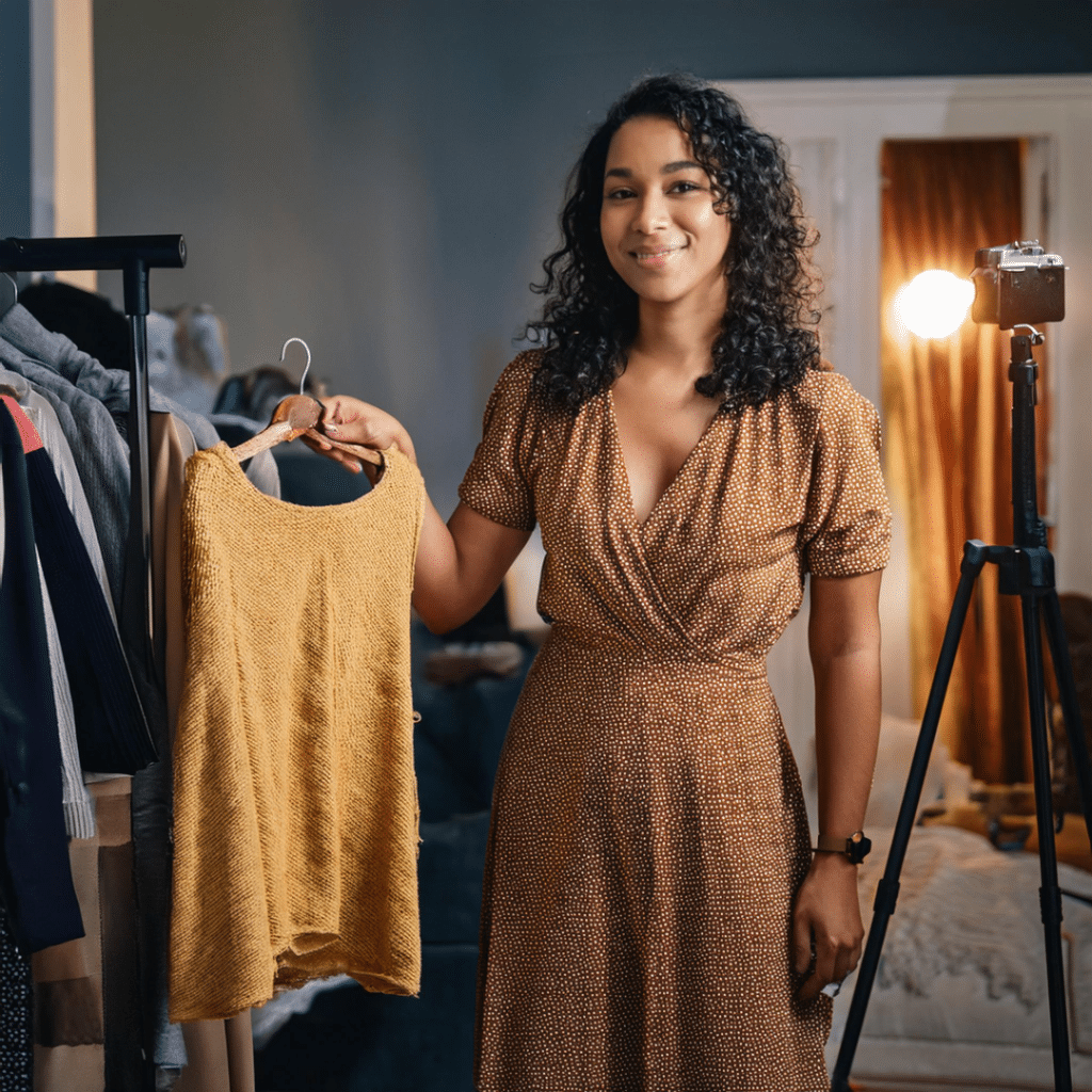 Mastering Your First Photoshoot: A Comprehensive Beginner's Guide 3 Mariam Cheaitou Bazzi A woman choosing her attire before her photo session.