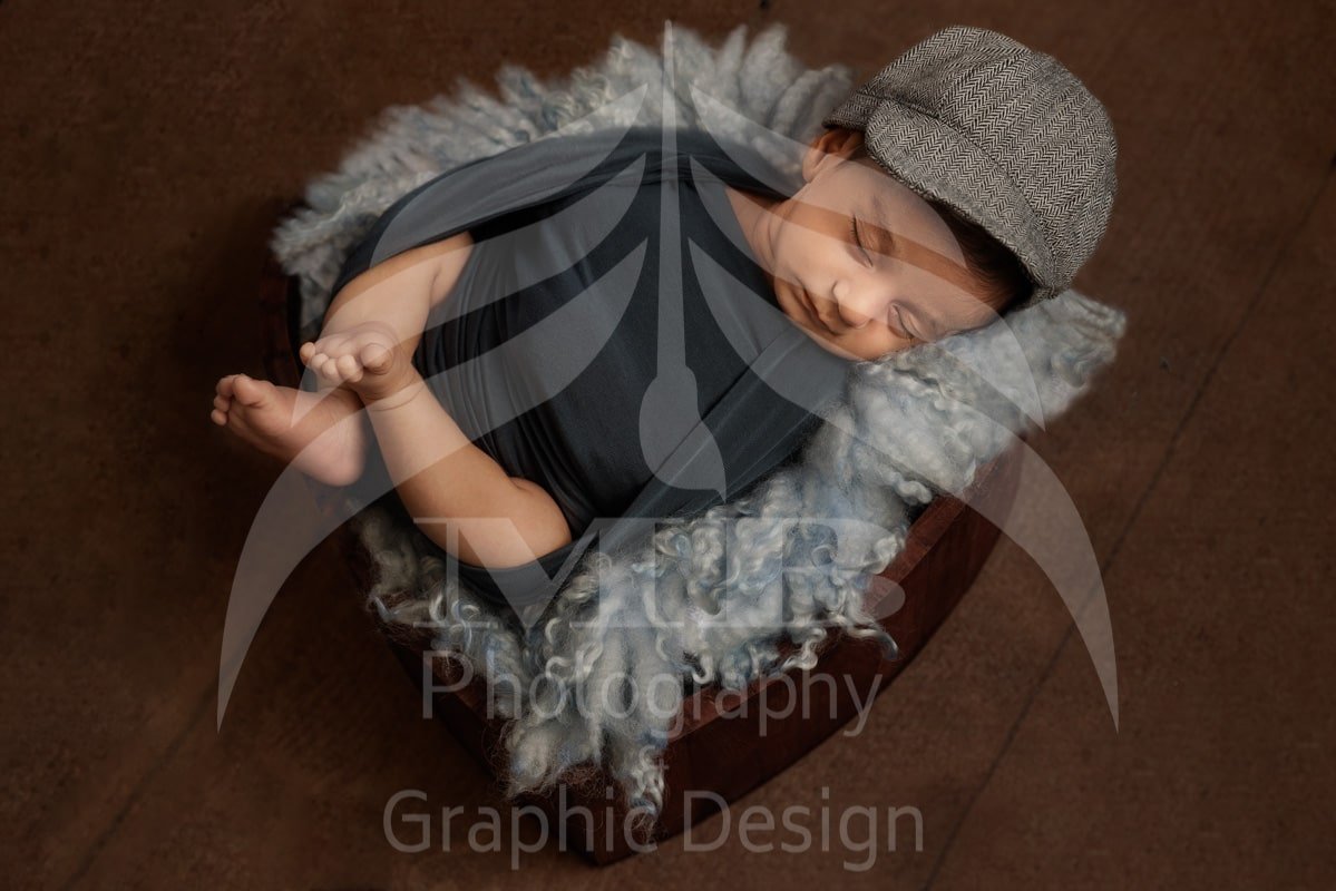 windsor ontario newborn baby boy bowl prop photography Mariam Cheaitou Bazzi
